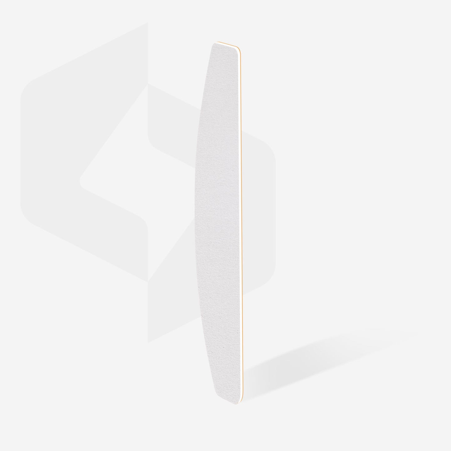 Disposable white files for crescent nail file on a soft foam layer | 180 grit