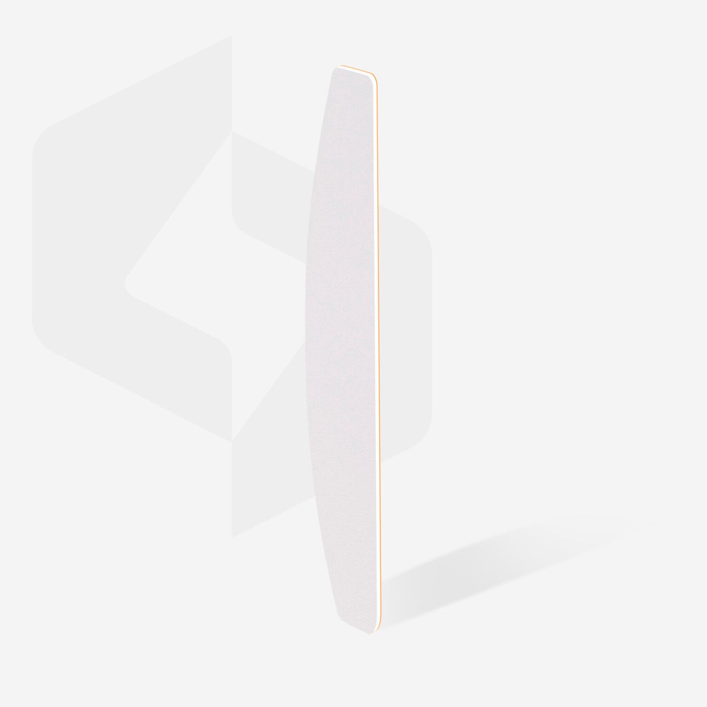 Disposable white files for crescent nail file on a soft foam layer | 240 grit