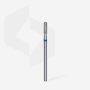 Diamond nail drill bit rounded cylinder blue EXPERT