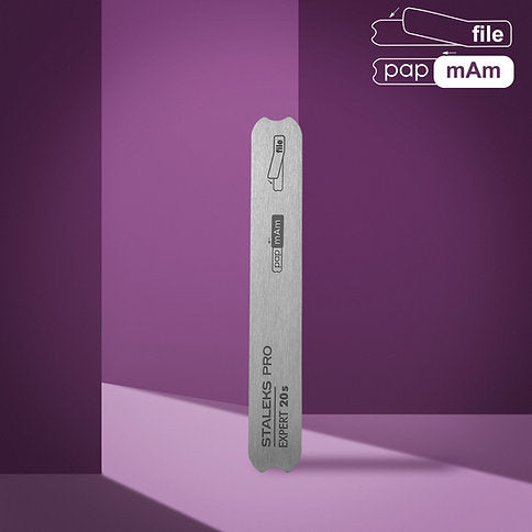 Metal base for straight nail file Staleks Pro Expert 20s (130 mm, shorter one)