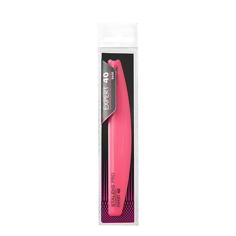 Slanted plastic nail file, crescent (base) Staleks Pro Expert 40 (162mm)